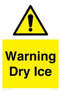 Warning Dry Ice